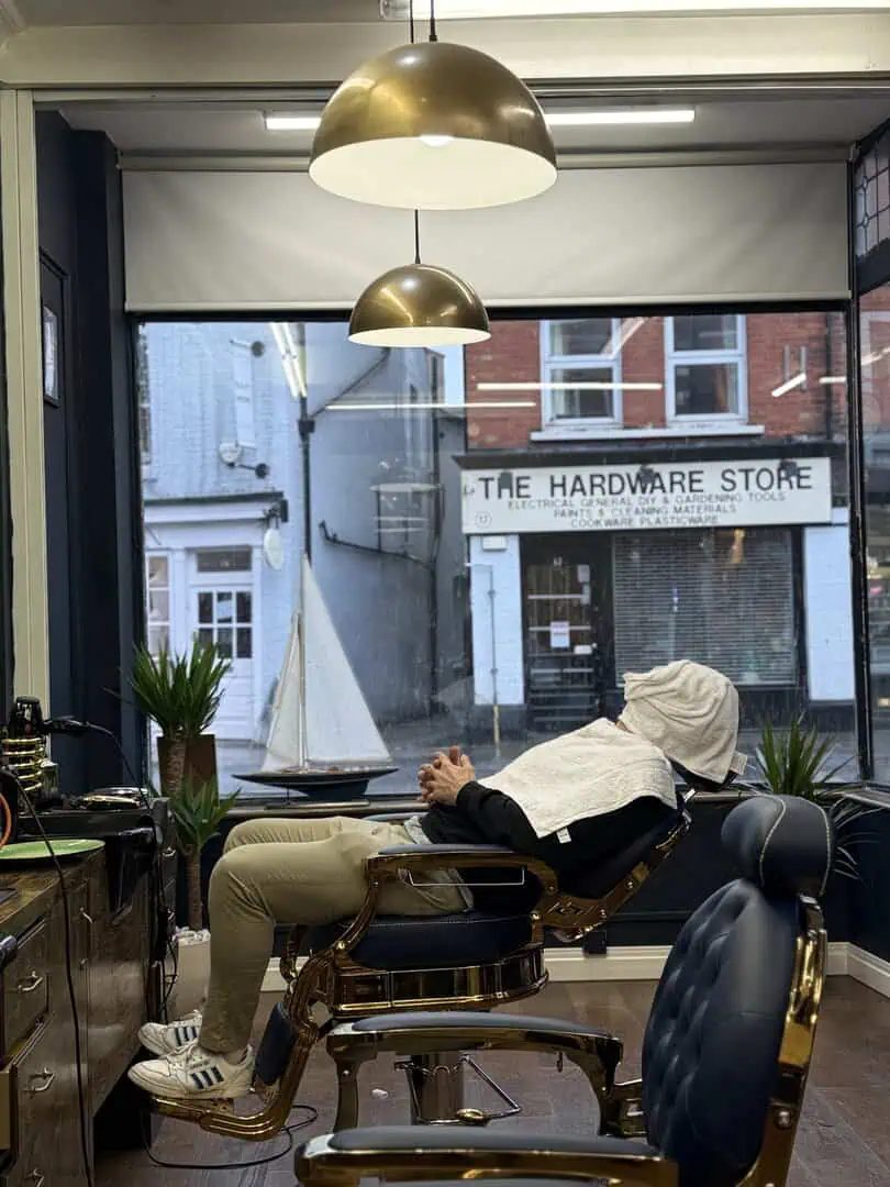 Barnes Village Barber interior – premier barber shop Barnes